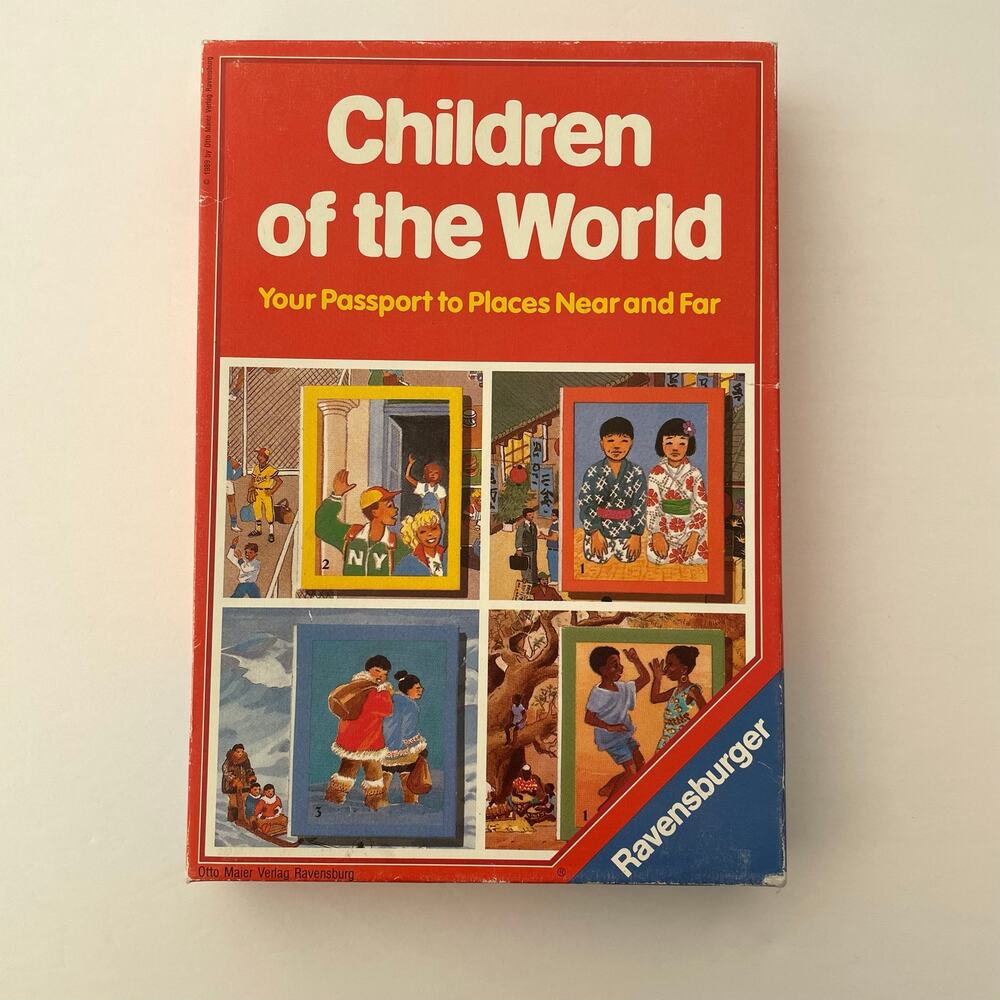 VTG Ravensburger Children of the World Board Game  Complete 1989